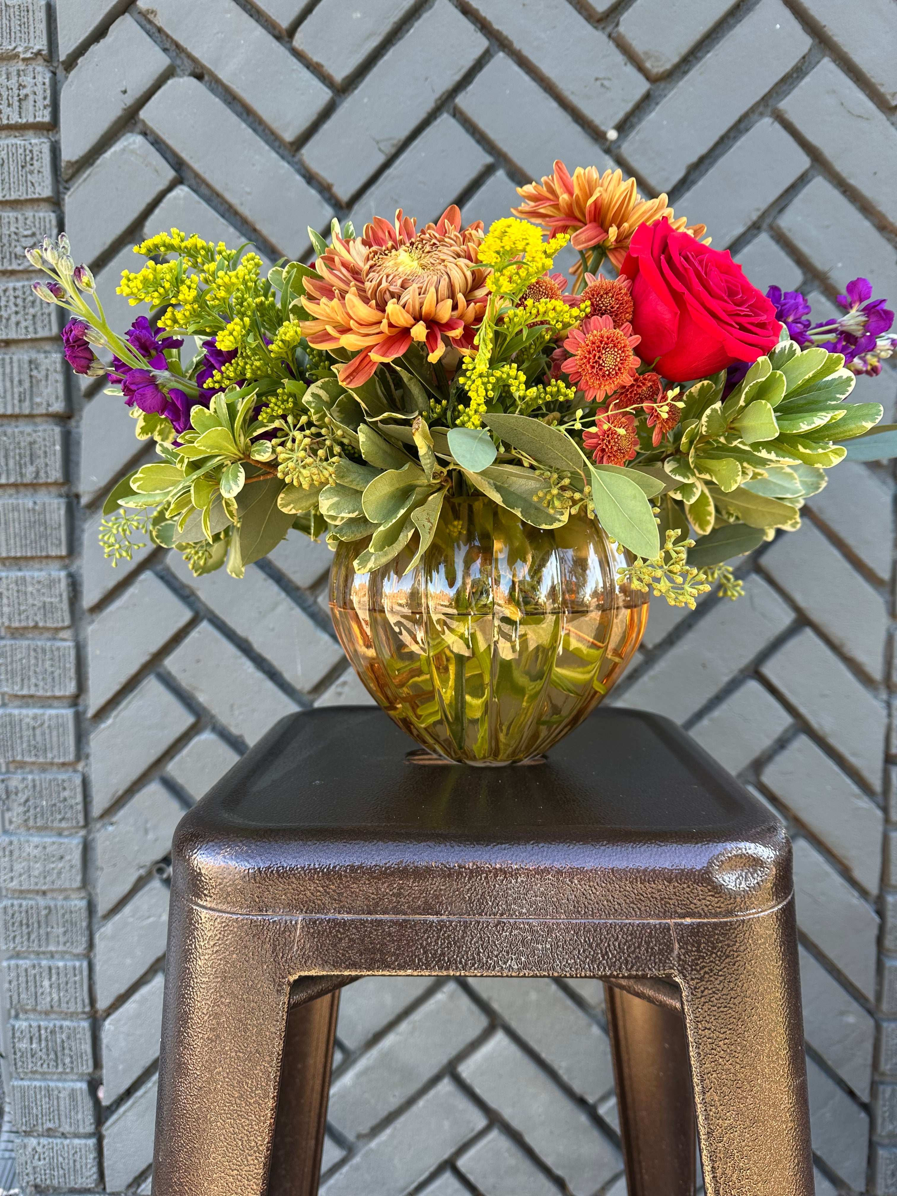 thanksgiving arrangement workshop shop now at flower + furbishclass, Thanksgiving, Workshop