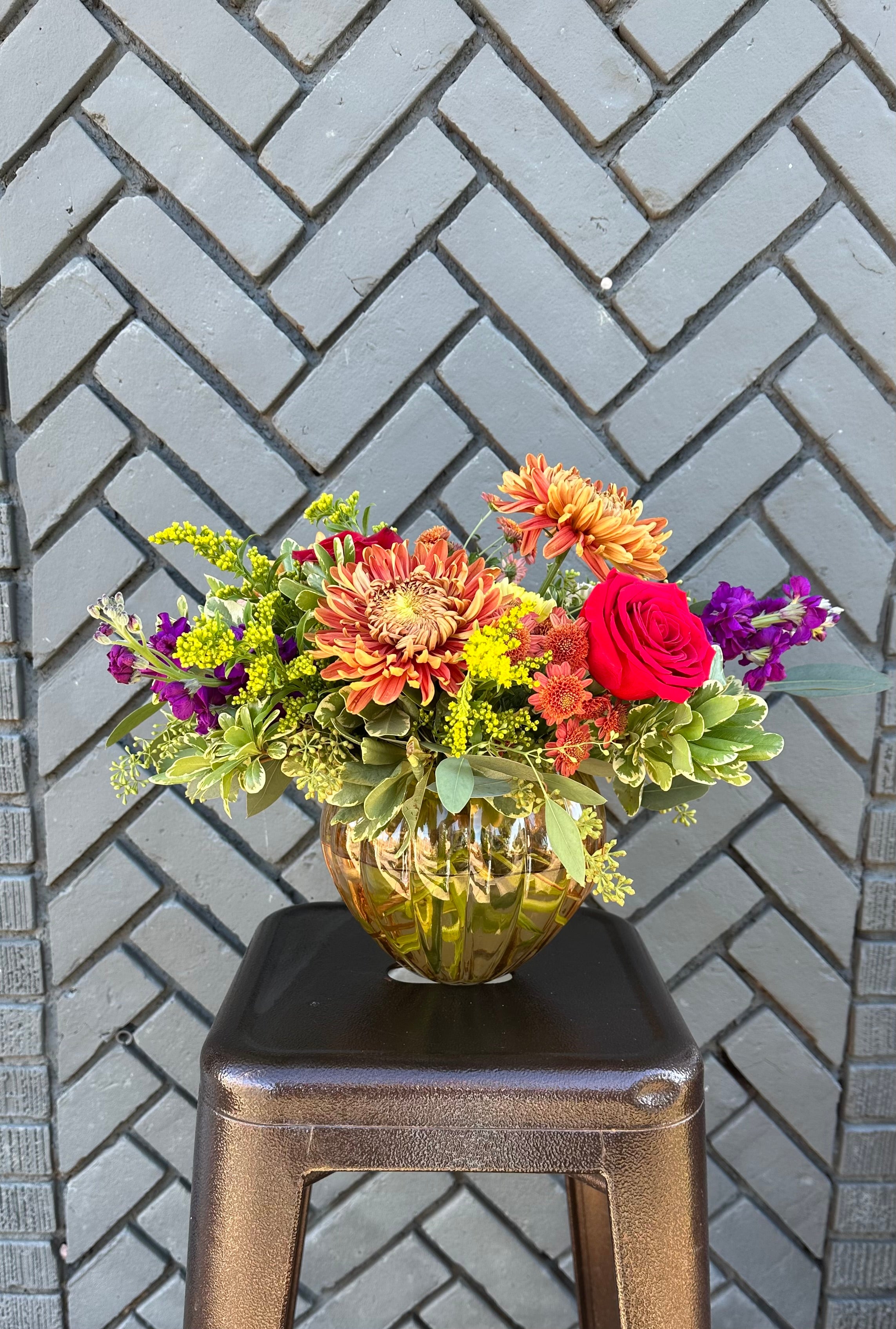 thanksgiving arrangement workshop shop now at flower + furbishclass, Thanksgiving, Workshop