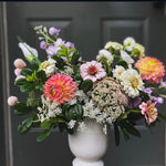 designer’s choice seasonal arrangement shop now at flower + furbishanniversary, birthday, celebration, congrats, congratulations, encouragement, floral arrangement, Flowers, fresh flower, friendship, Get well, Gift, Holiday, just because, love, mom, new baby, Seasonal, sympathy, thank you, vase, vased arrangement