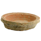 rustic terra cotta rose pot with saucer