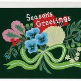 holiday bouquet blank card