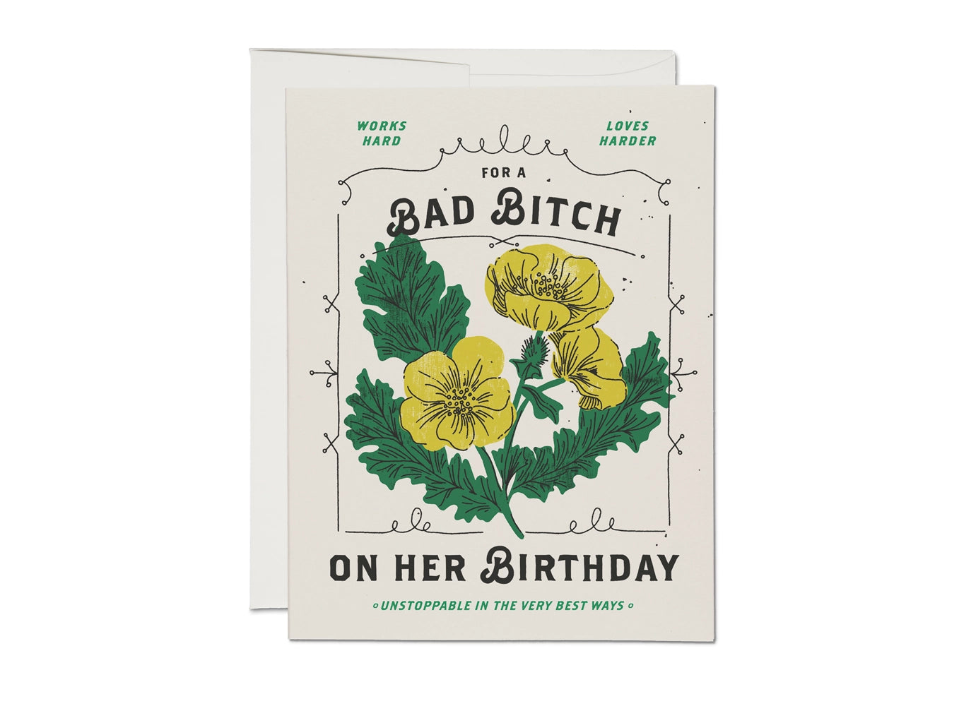 blank card shop now at flower + furbish