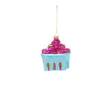 berry basket ornament