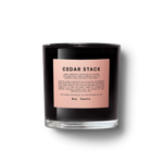 cedar stack boy smells candle candle from flower + furbish Shop now at flower + furbish