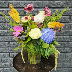 designer’s choice seasonal arrangement shop now at flower + furbishanniversary, birthday, celebration, congrats, congratulations, encouragement, floral arrangement, Flowers, fresh flower, friendship, Get well, Gift, Holiday, just because, love, mom, new baby, Seasonal, sympathy, thank you, vase, vased arrangement