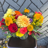 designer’s choice seasonal arrangement