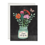 from all of us blank card shop now at flower + furbishblank card, card, celebration, shipping