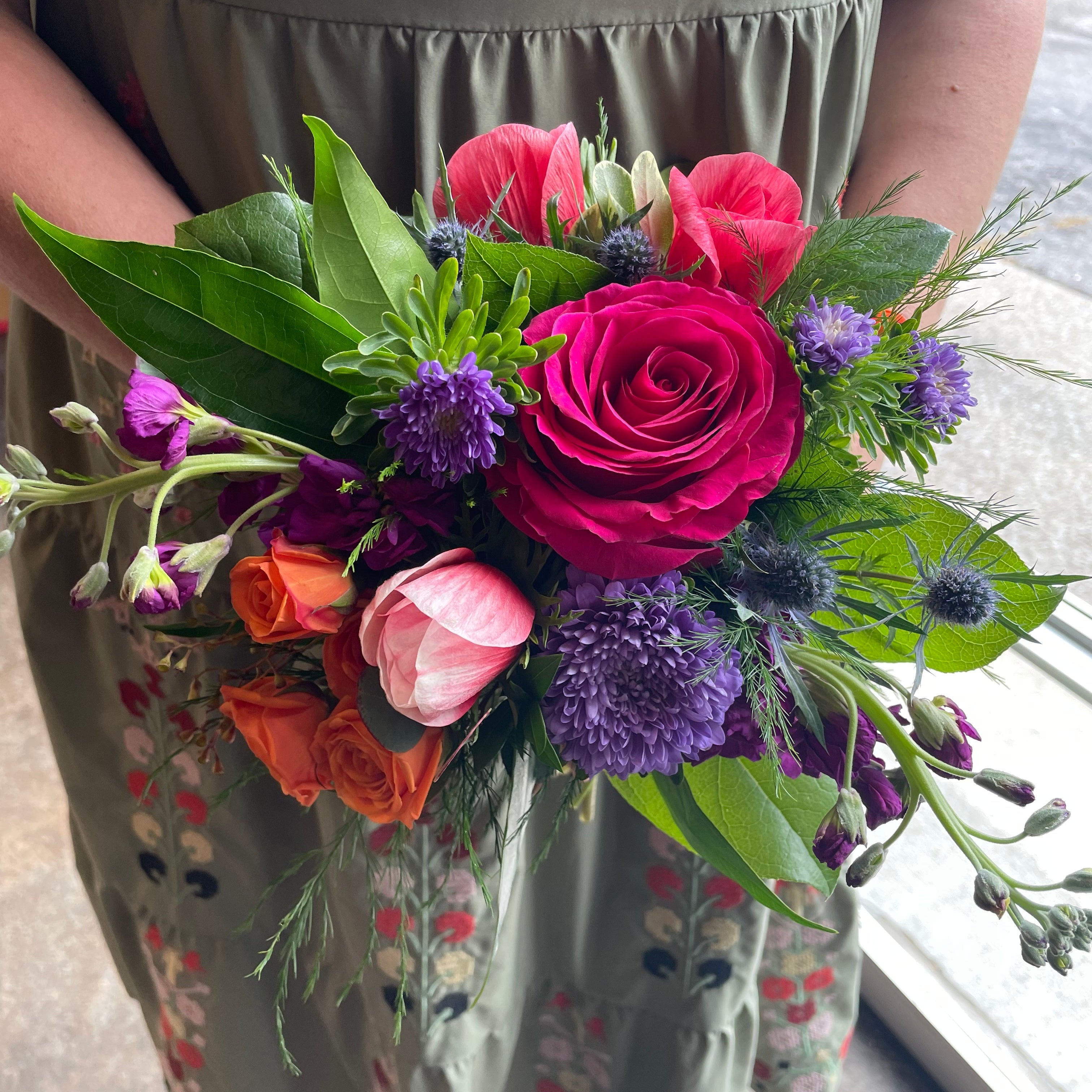 handheld bouquet flowers from flower + furbish Shop now at flower + furbish