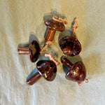 handmade mushroom ornaments Gift from flower + furbish Shop now at flower + furbish