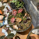handmade mushroom ornaments Gift from flower + furbish Shop now at flower + furbish