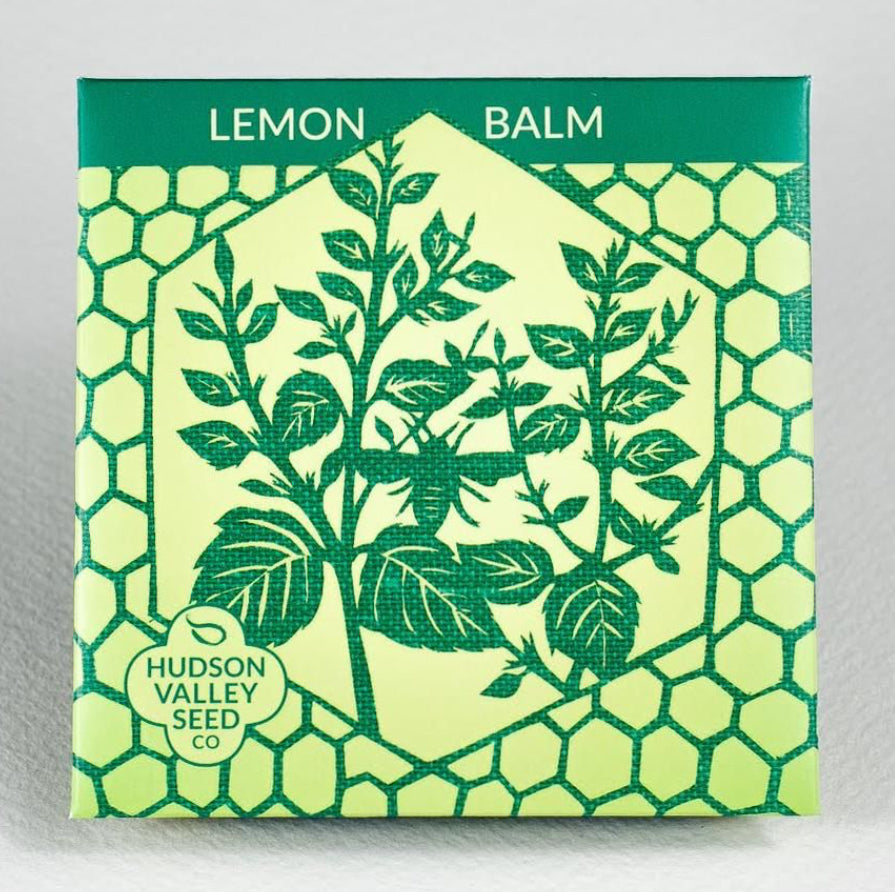 hudson valley lemon balm seeds seed from flower + furbish Shop now at flower + furbish