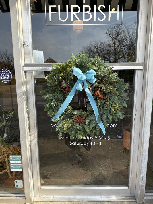 christmas wreath Wreath from flower + furbish Shop now at flower + furbish