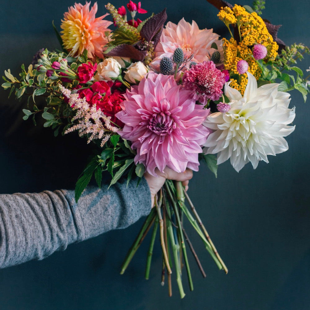 seasonal variety wrapped bouquet shop now at flower + furbishanniversary, baby, birthday, celebration, congrats, congratulations, encouragement, fresh flower, friendship, Get well, Gift, just because, love, mom, new baby, party, Seasonal, spring, sympathy, thank you, Thanksgiving, Wrapped bouquet