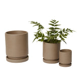 Imogen pot with saucer shop now at flower + furbishgarden, Gift, plant pot, Planter, Pot, shipping