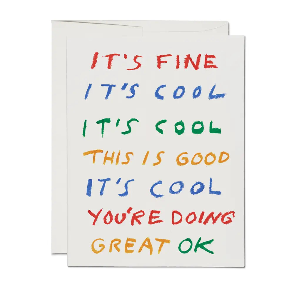 blank card shop now at flower + furbish