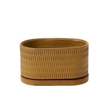 zelle planter w/ saucer