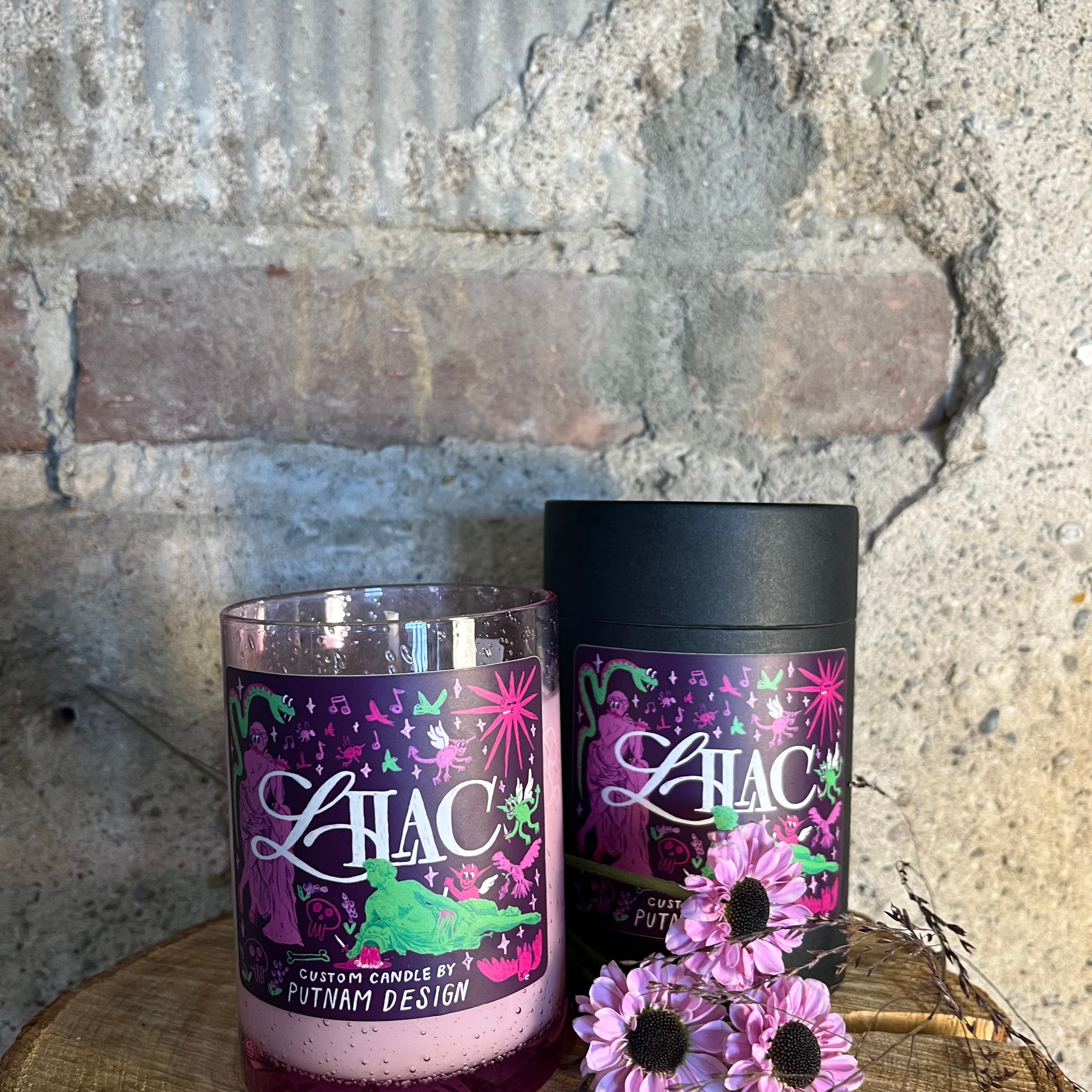 lilac candle by putnam design shop now at flower + furbishcandle, Gift, putnam candle, shipping