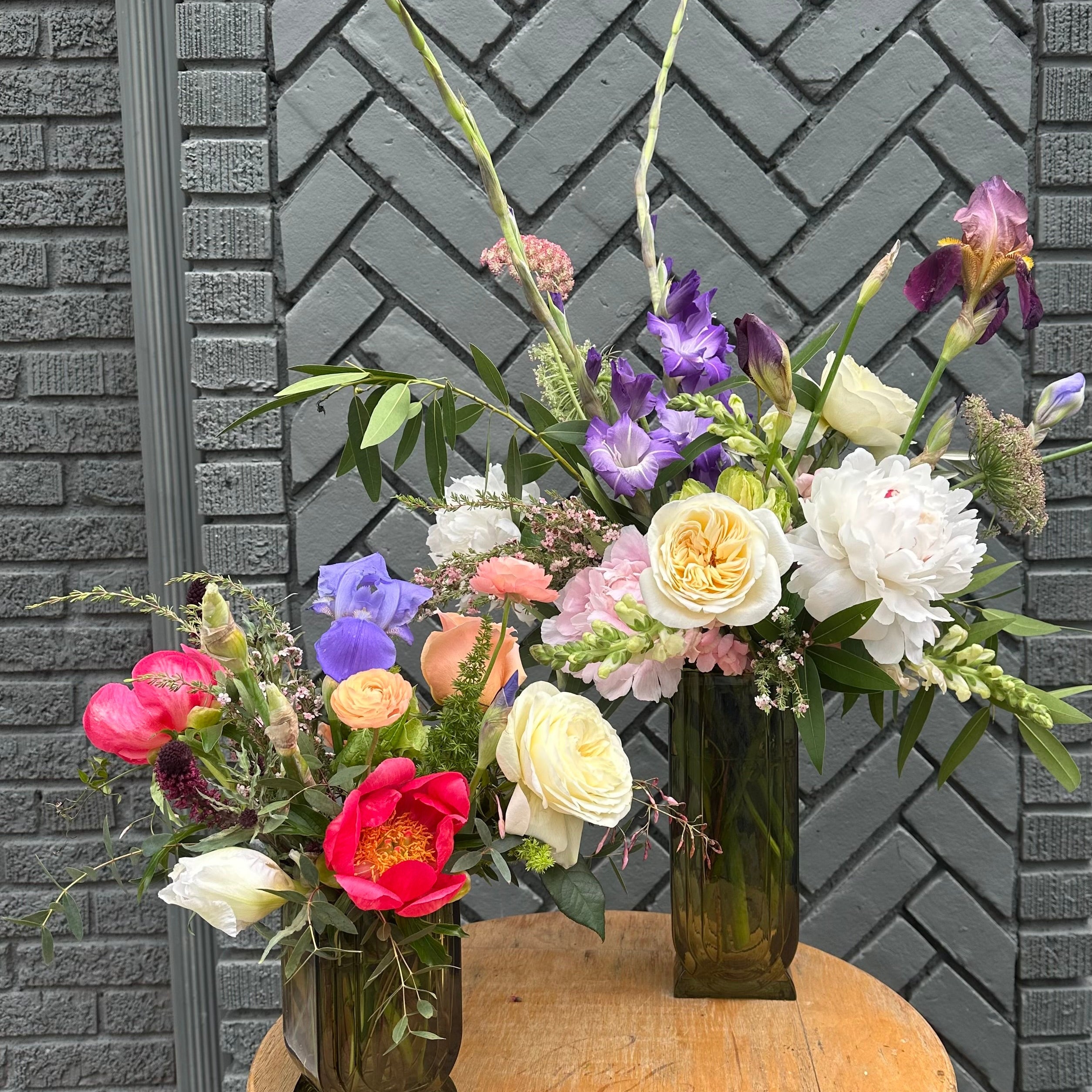 lollipops shop now at flower + furbishcelebration, floral arrangement, Flowers, Gift, vased arrangement