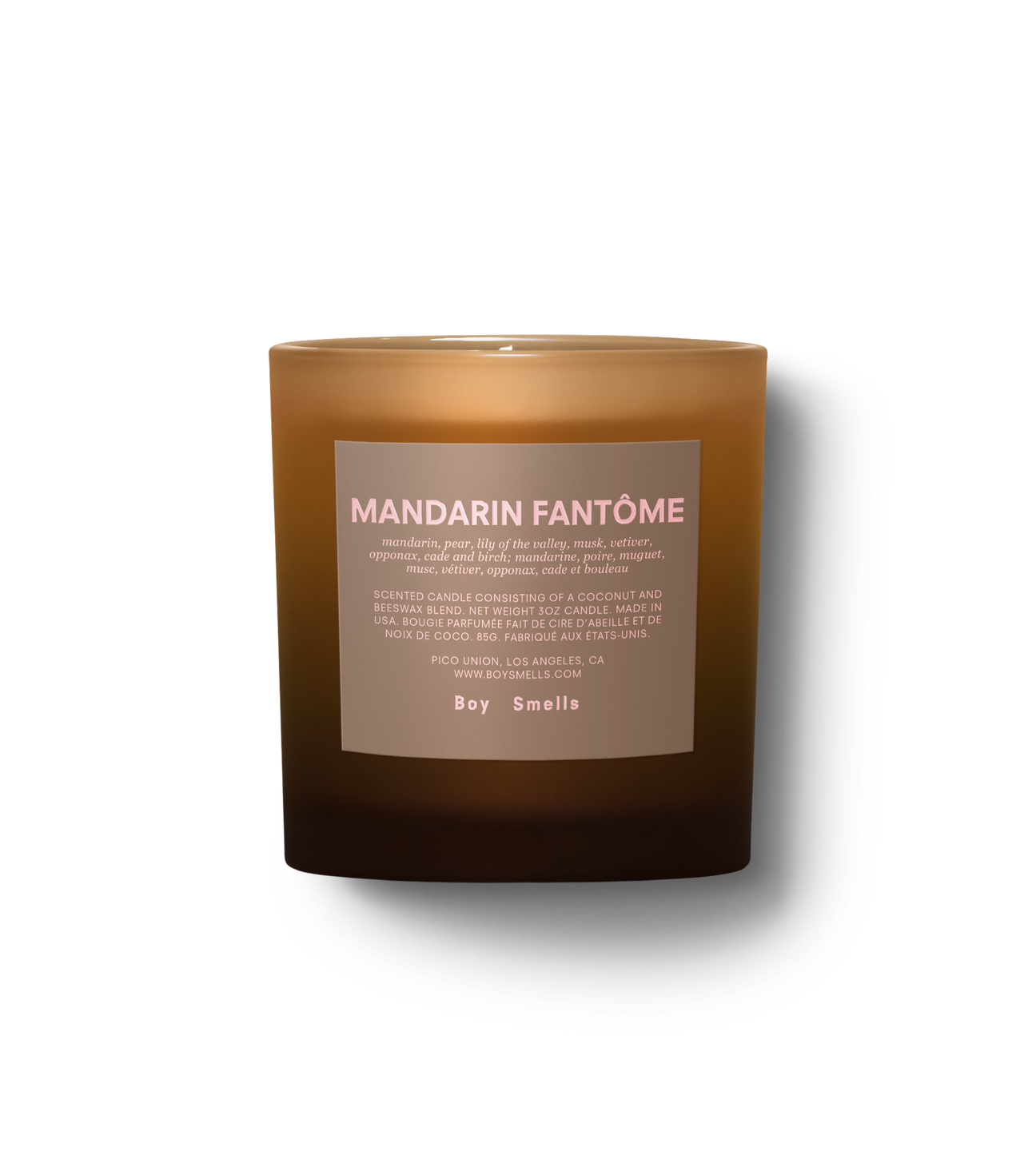 mandarin fantôme boy smells candle candle from flower + furbish Shop now at flower + furbish