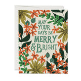 merry and bright blank card card from flower + furbish Shop now at flower + furbish