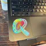 we heart mushrooms sticker