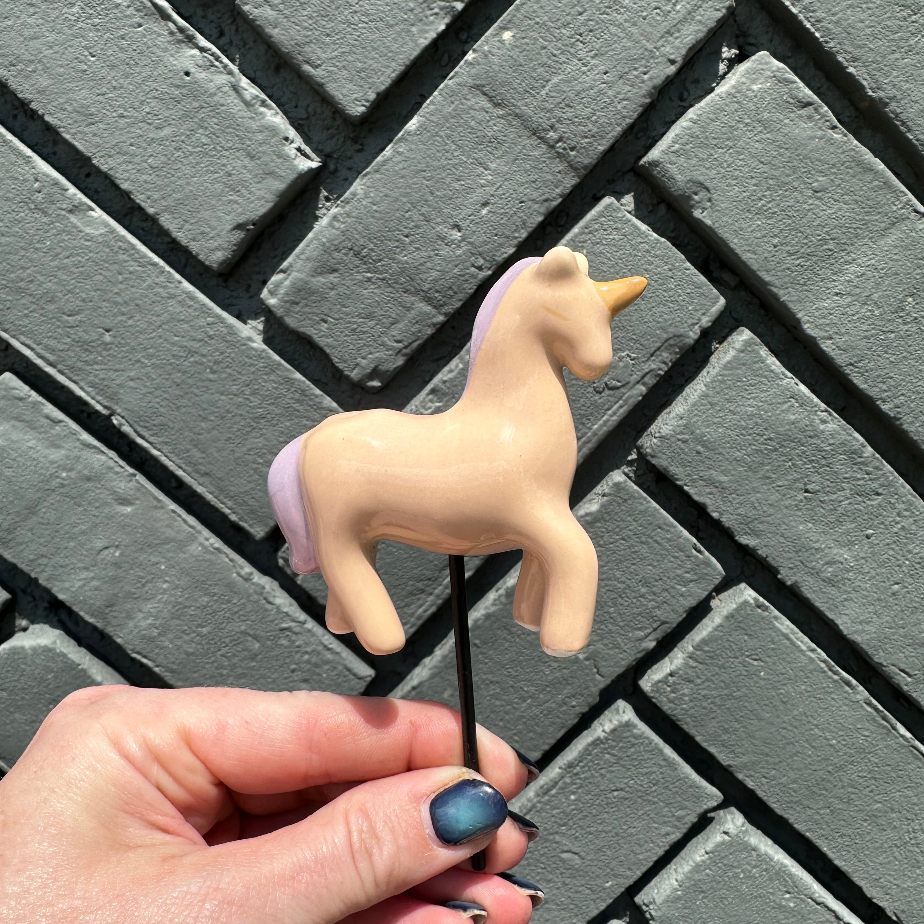 mythical creatures plant stick shop now at flower + furbishcelebration, Gift, plant, Plant accessory, shipping, thank you
