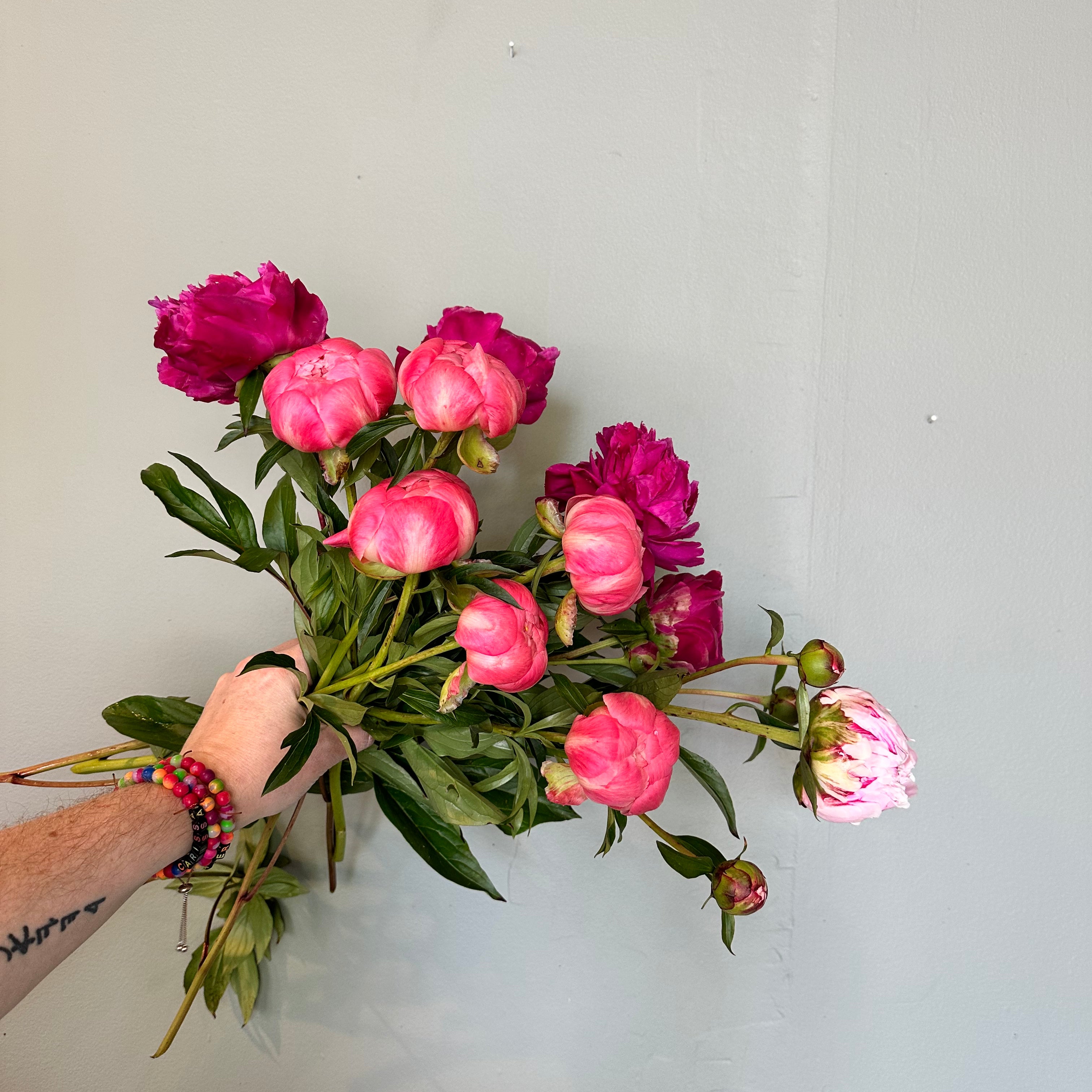 peony wrap flowers from flower + furbish Shop now at flower + furbish