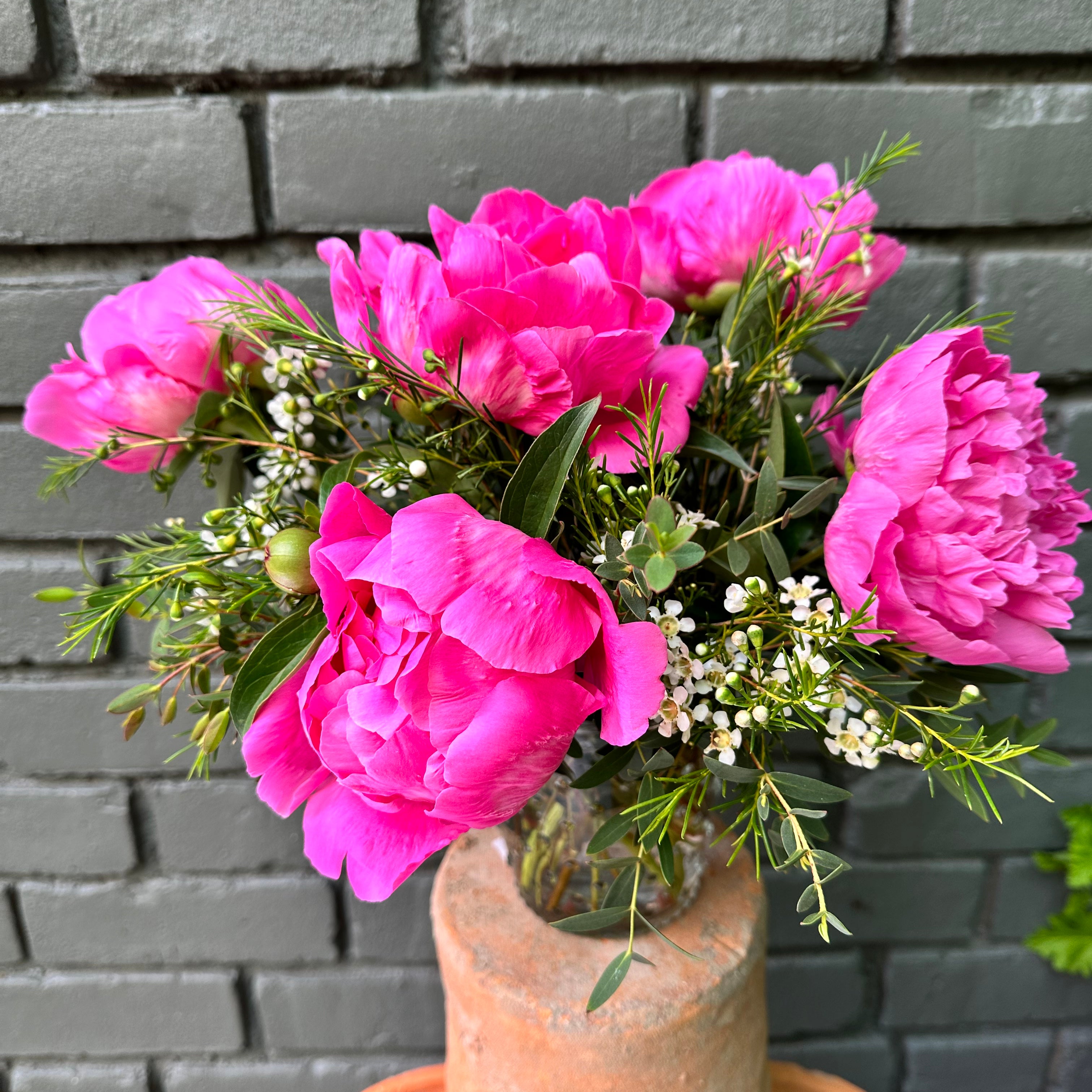 peony vase flowers from flower + furbish Shop now at flower + furbish