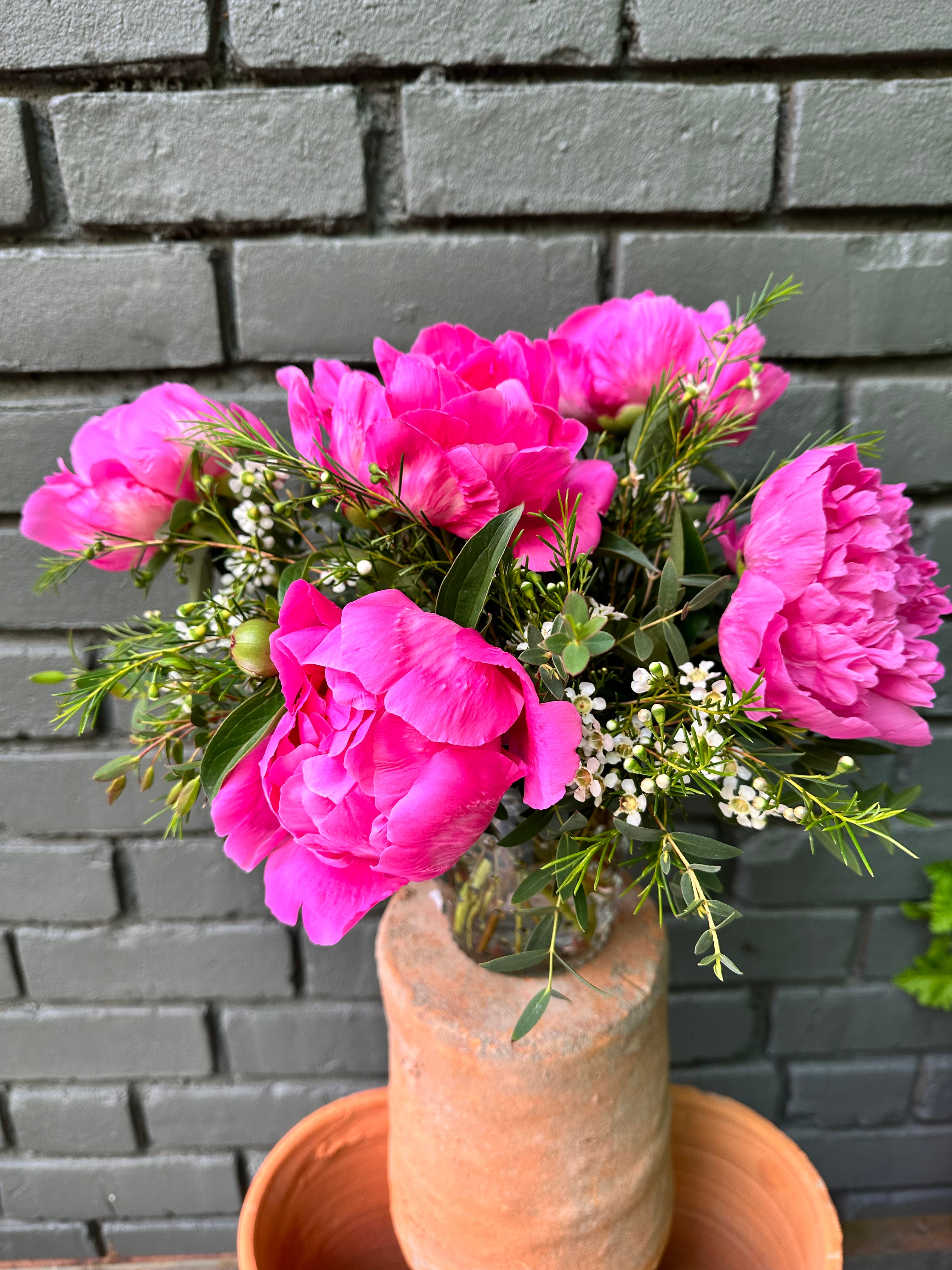 peony vase flowers from flower + furbish Shop now at flower + furbish