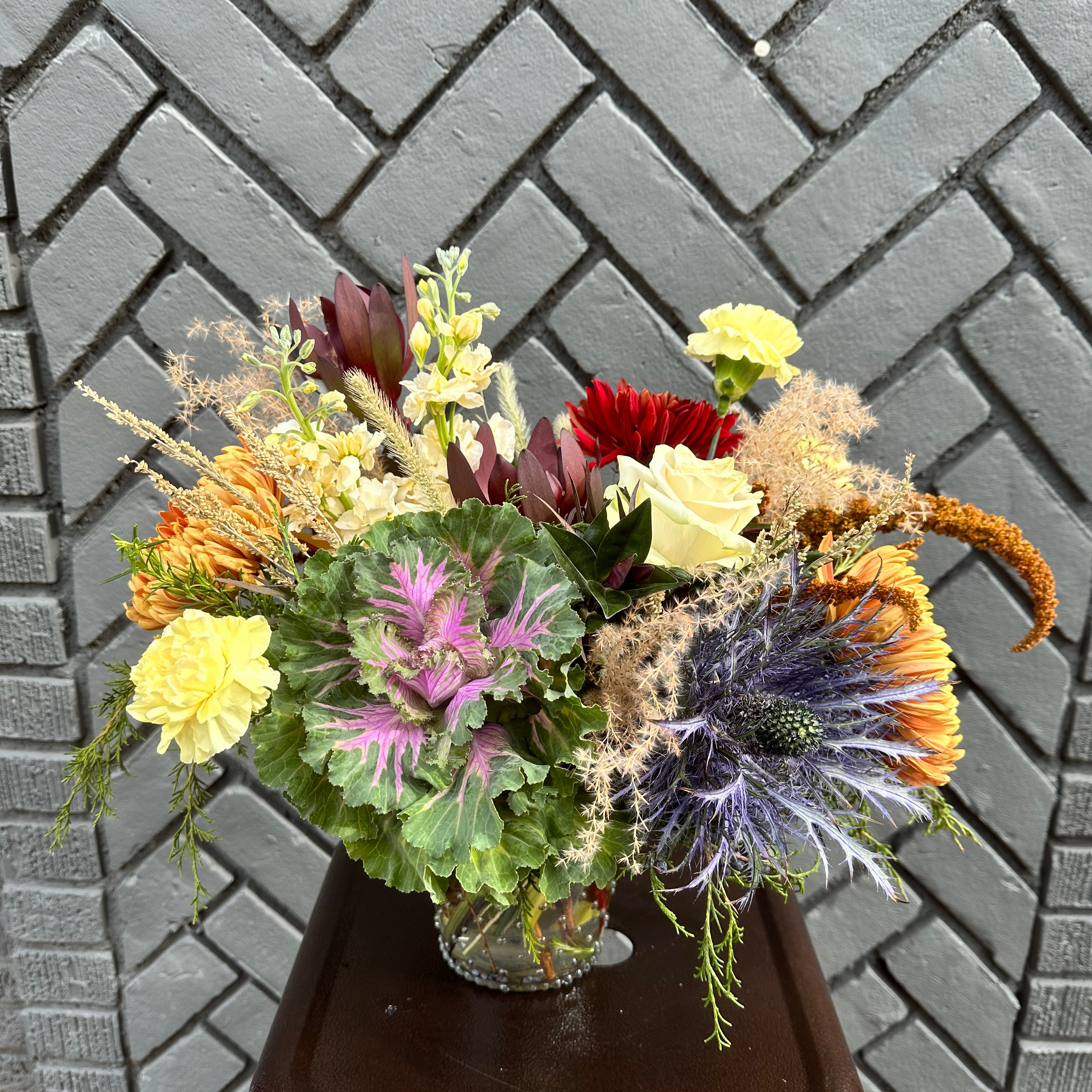 shades of autumn flowers from flower + furbish Shop now at flower + furbish