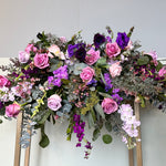 springtime casket spray funeral from flower + furbish Shop now at flower + furbish