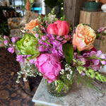 sunshine shop now at flower + furbishcelebration, floral arrangement, Flowers, Gift, vased arrangement