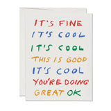 this is good blank card card from flower + furbish Shop now at flower + furbish