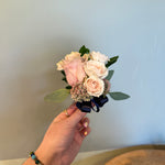 wrist corsage flowers from flower + furbish Shop now at flower + furbish