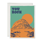you rock friendship blank card shop now at flower + furbishbirthday, blank card, card, celebration, friendship, just because, shipping