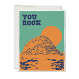 you rock friendship blank card shop now at flower + furbishbirthday, blank card, card, celebration, friendship, just because, shipping